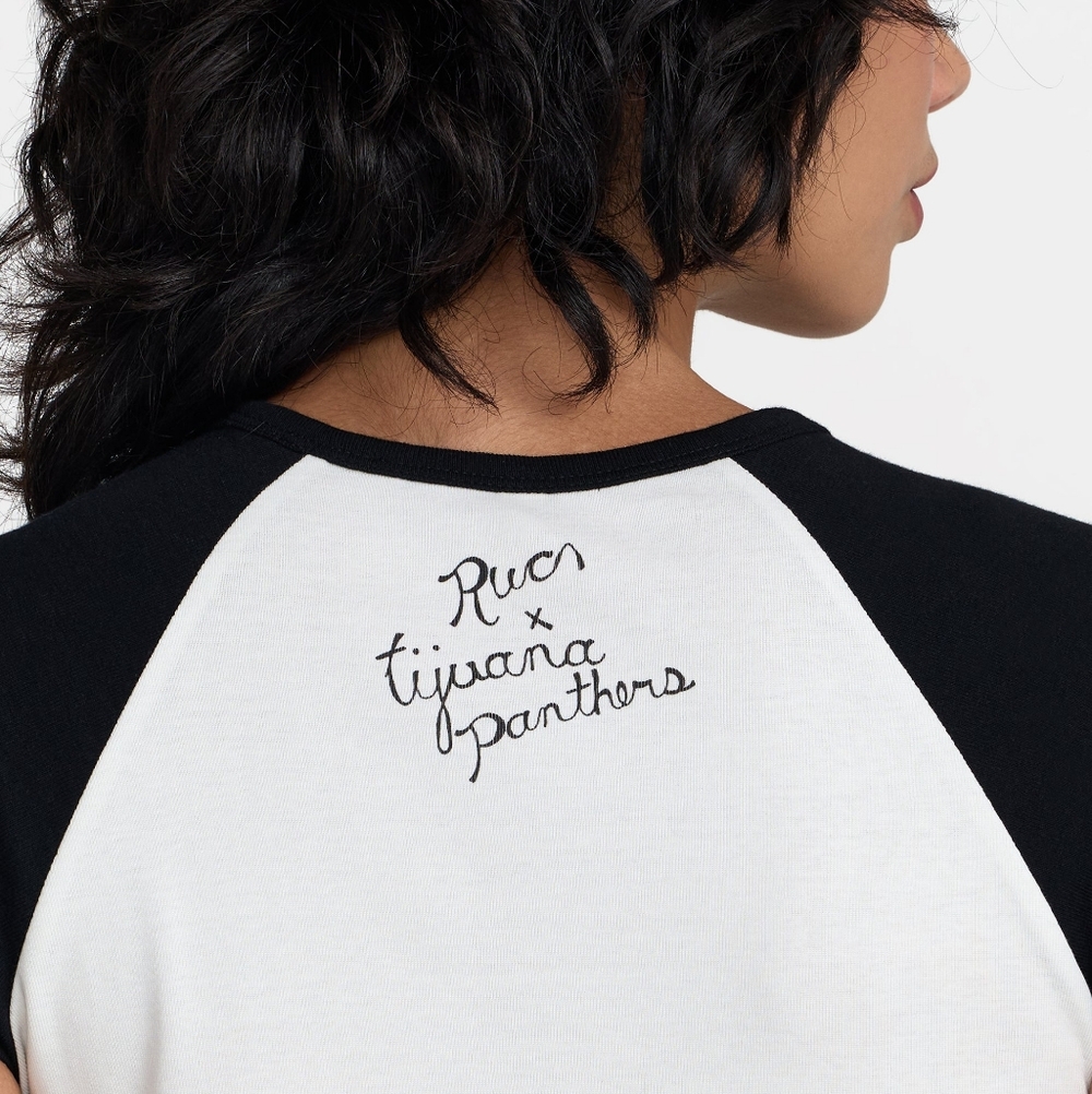 RVCA Tijuana Panthers Raglan Tee - Picture 4 of 5